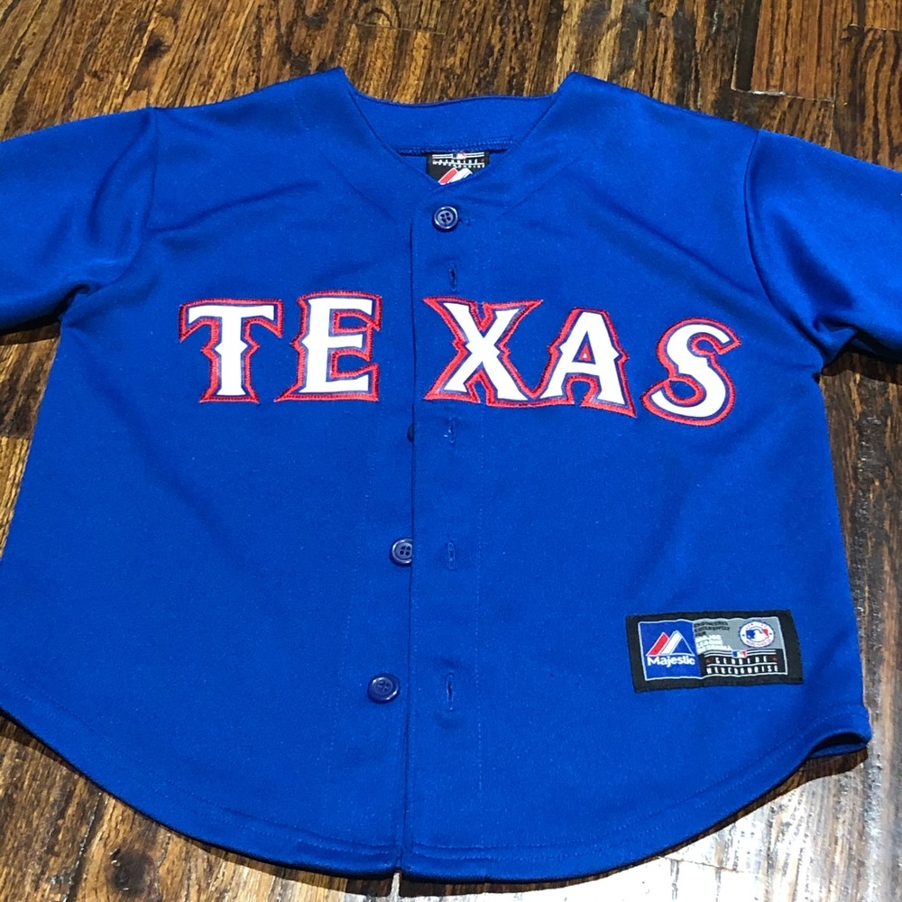 Kids Texas Rangers Blue Jersey